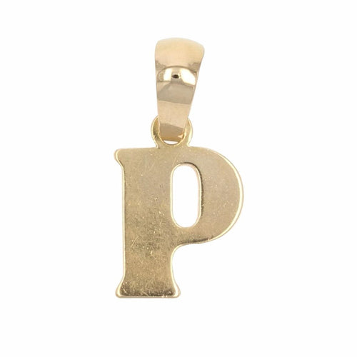 Pendentif Breloque Lettre P en or 58 Facettes 12-077B