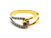 Ring 55 Ring Yellow gold Diamond 58 Facettes 1180543CD