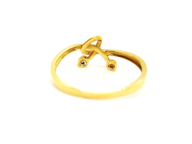 Bague 56 Bague Or jaune Diamant 58 Facettes 863489CD