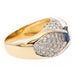 Bague 49 Bague Jonc Or jaune Saphir 58 Facettes 2275511CN