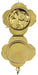 Gold Medallion Pendant 58 Facettes 11265-0017
