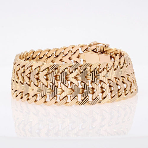 Bracelet Bracelet vintage en or 58 Facettes CVBR29