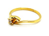 Ring 54 Solitaire Ring Yellow Gold Diamond 58 Facettes 1186467CN