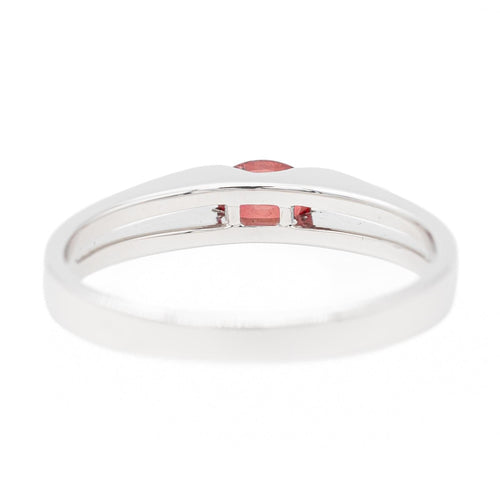 Bague 66 Bague Or blanc Rubis 58 Facettes 2461185CN