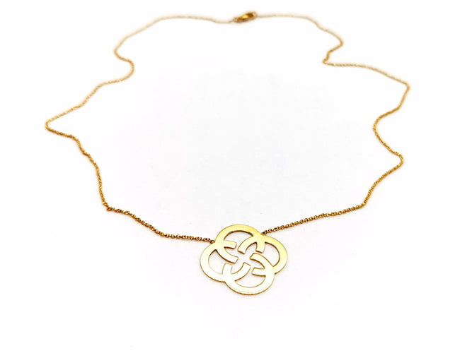 Collier Collier Chaîne + pendentif Or jaune 58 Facettes 1269134CN