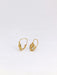 Art-Deco Dormeuses earrings Yellow and white gold 58 Facettes J269