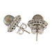 Boucles d'oreilles Boucles d'oreilles en or blanc avec perles et diamants 58 Facettes G3472