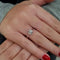 Bague Bague ancienne diamant or blanc 58 Facettes