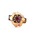 Bague Bague fleur en or jaune, tourmaline 58 Facettes