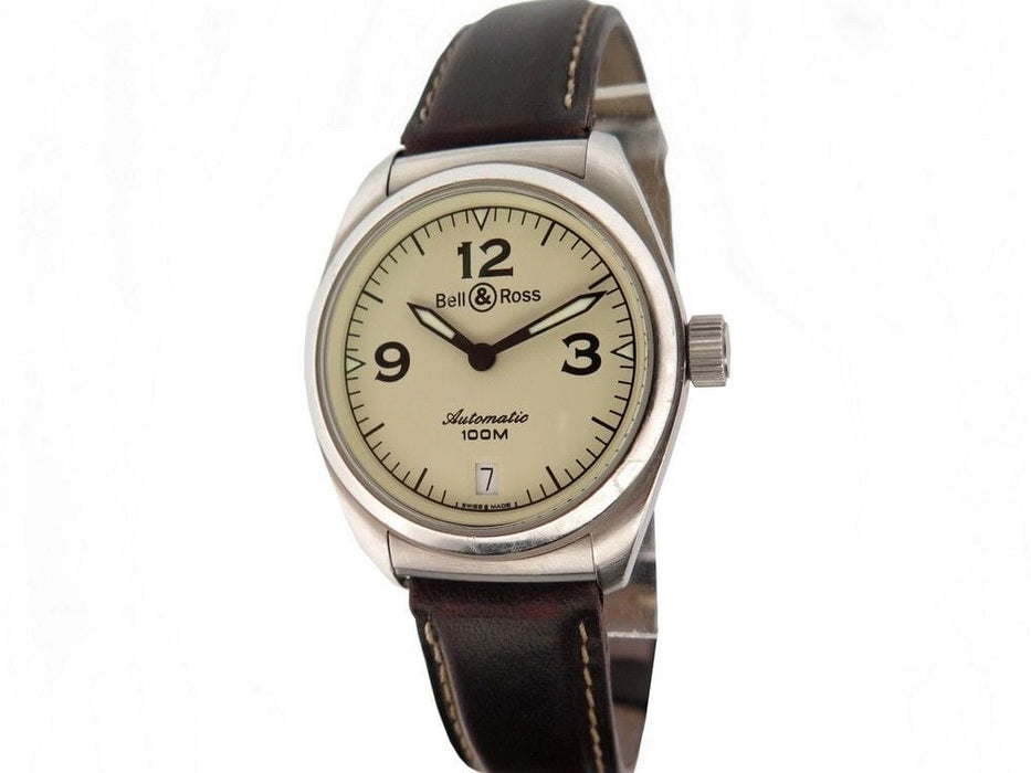 Montre vintage montre BELL & ROSS br210s pilot 34 mm automatique en acier 58 Facettes 252895