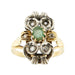 Bague 54 Bague vintage 2 Ors Emeraude Diamants 58 Facettes 33948