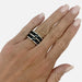 Ring 52 Chanel ring, "Ultra" model, in white gold, black ceramic and diamonds. 58 Facettes 31664
