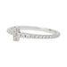Bague 49 Bague Tiffany&Co. "Wire Tiffany T", or blanc et diamants. 58 Facettes 31185