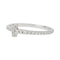 Bague 49 Bague Tiffany&Co. "Wire Tiffany T", or blanc et diamants. 58 Facettes 31185