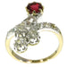 Bague 50 Bague avec diamants et rubis 58 Facettes 16077-0041