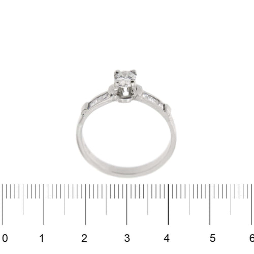Bague 54 Bague Solitaire diamants 0,68 ct 58 Facettes 1608