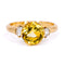Bague 54.5 Bague citrine, diamants 58 Facettes 39F2056E6344403BAB2DAE4831F6E744