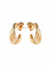 Yellow Gold Earrings GOLD “HALF-CREOLE” EARRINGS 58 Facettes BO/220029