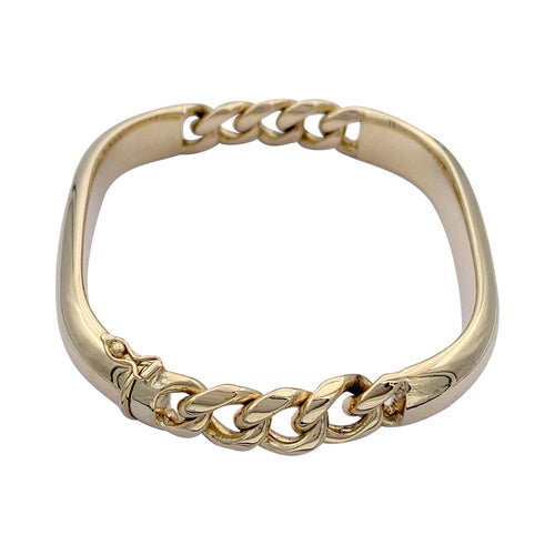 Bracelet Bracelet semi rigide or jaune. 58 Facettes 32155