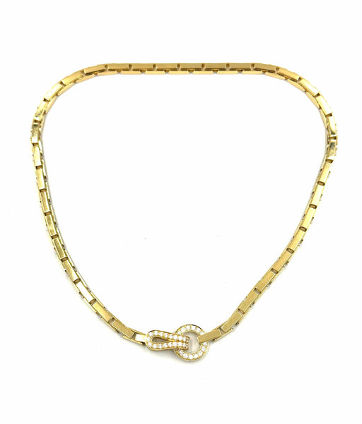 CARTIER necklace. Diamond Staple Necklace 58 Facettes