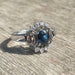Ring 54 Marguerite sapphire diamond ring 58 Facettes 147