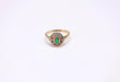 Ring 58 Emerald and diamond ring 58 Facettes RA-615/8