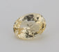 Gemstone Saphir jaune non chauffé non traité 1.04cts 58 Facettes 155