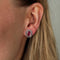 Boucles d'oreilles BOUCLES D'OREILLES "VELVET" RUBIS & DIAMANTS 58 Facettes BO/220005 NSS