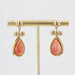 Boucles d'oreilles Boucles d'oreilles agate rose et or 58 Facettes 19-179A