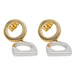 Fred earrings Two-tone Success earrings Yellow gold 58 Facettes 2569103CN