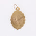 Pendentif Médaille ancienne ovale polylobée Vierge Marie 58 Facettes 6105B