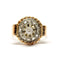 Bague 54 Bague vintage diamants or jaune 58 Facettes