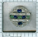 Broche Broche diamant saphir émeraude 58 Facettes 16123-0060
