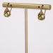 Dormeuses earrings in yellow gold and peridots 58 Facettes 15-116