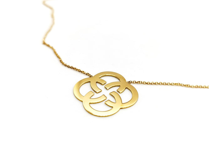 Collier Collier Chaîne + pendentif Or jaune 58 Facettes 1269134CN