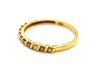 Ring 56 Half alliance ring Yellow gold Diamond 58 Facettes 1178332CD