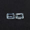 Gemstone Paire de 2 goshenite 3.65cts (béryl incolore) 58 Facettes 269