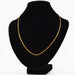 Yellow gold chain necklace with clasp 58 Facettes 15-196