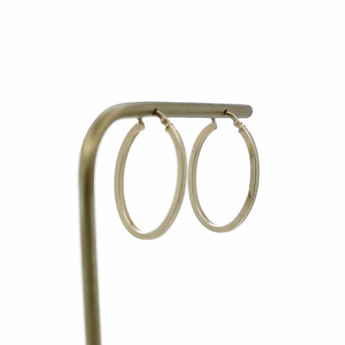 Boucles d'oreilles Créoles ovales Or jaune 58 Facettes REF23114-136