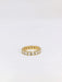 56.5 American Alliance ring in yellow gold and diamonds 58 Facettes J214