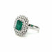 Bague 52 Bague Diamants Emeraude 58 Facettes