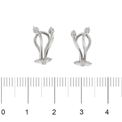 Boucles d'oreilles Boucles d'oreilles V diamants 58 Facettes 19833