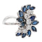 Bague 59.5 Bague Fleur Or blanc Diamant 58 Facettes 1505941CN