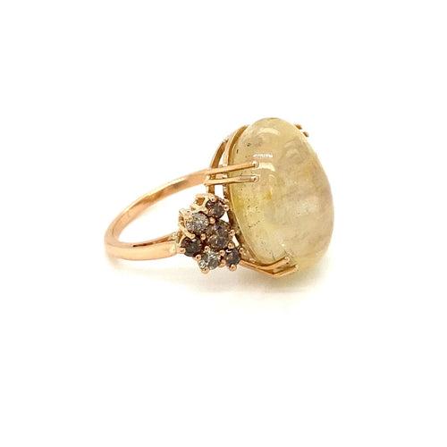 Bague 57 Bague cocktail Diamant Saphir 58 Facettes