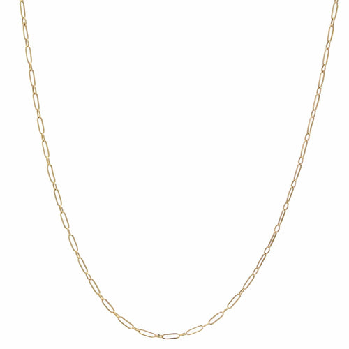 Collier Chaine or jaune maille agrafe 58 Facettes 19-487