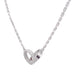 Necklace Cartier necklace, "Love", in white gold, diamonds. 58 Facettes 32749
