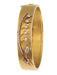 Gold bangle bracelet, seed beads 58 Facettes 20195-0010