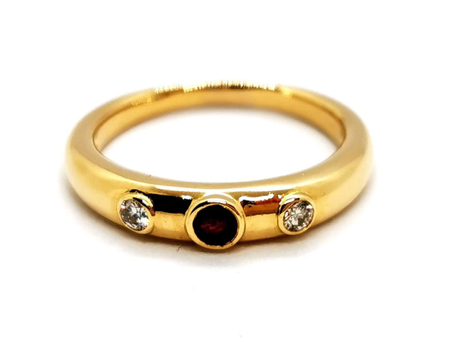 Bague 56 Bague Or jaune Rubis 58 Facettes 1089900CD