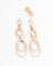 Boucles d'oreilles Boucles d'oreilles or rose multi anneaux en diamant 58 Facettes