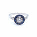 Ring 53 Platinum Diamond Sapphire Ring 58 Facettes 24519